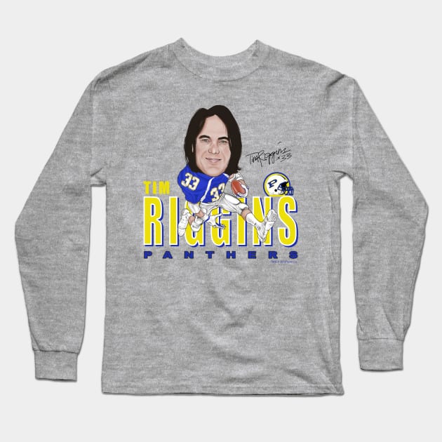 Tim Riggins - 90s NFL Throwback Shirt Long Sleeve T-Shirt by yawncompany